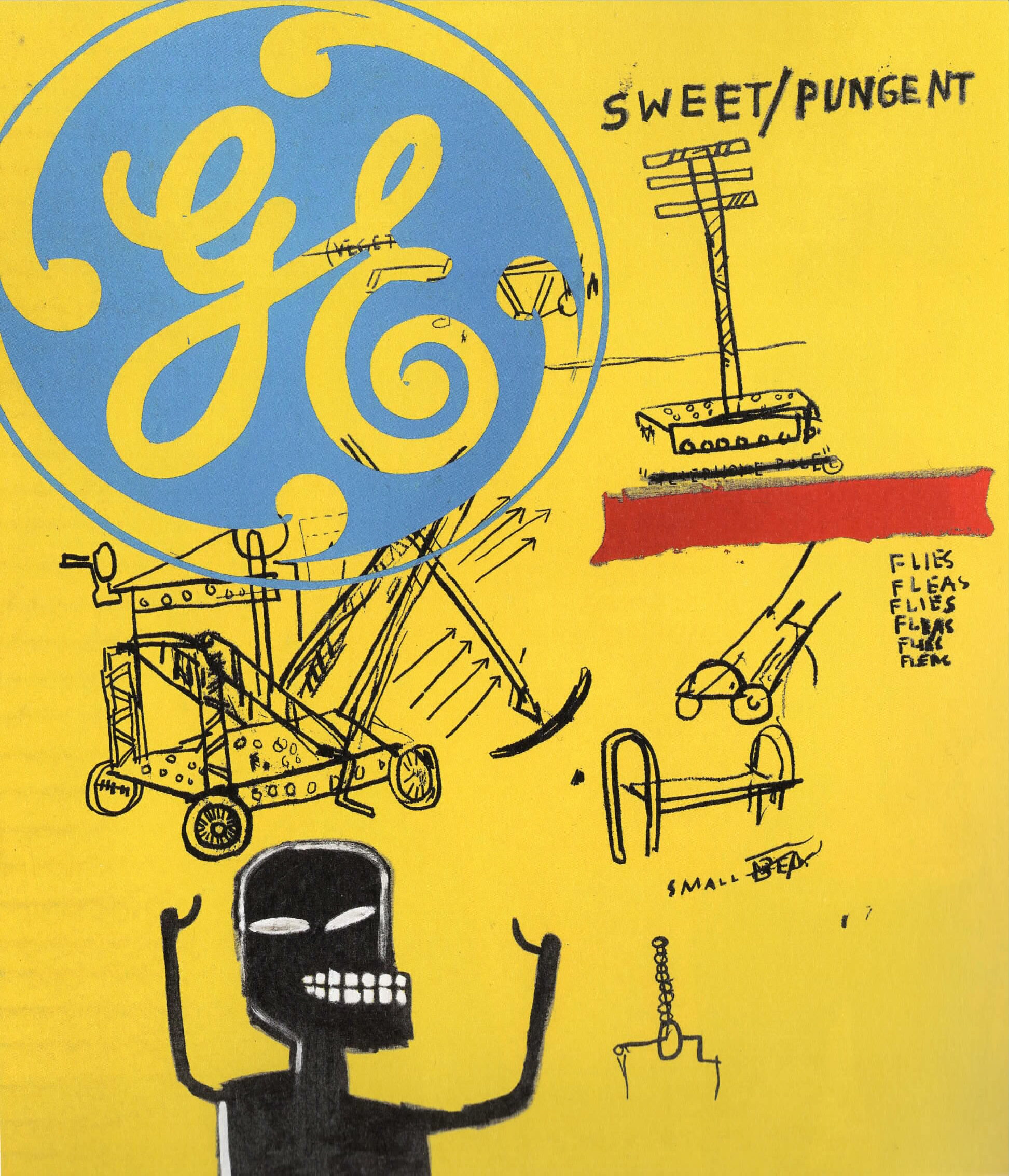 Jean-Michel Basquiat et Andy Warhol "Sweet Pungent" 1984-1985